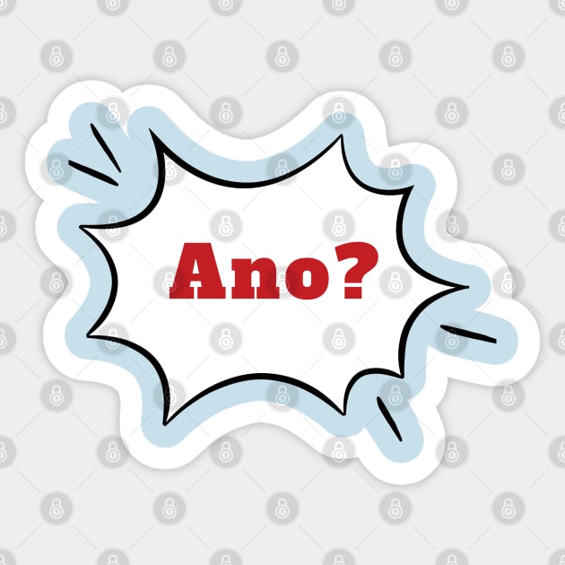 Pilipinas word - ano? Sticker by CatheBelan